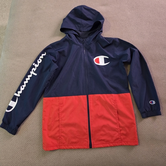 Champion Other - Champion Authentic Athleticwear Full Zip Up Color Block Windbreaker Youth Size s